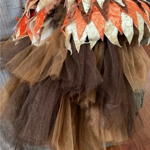 Chasing Fireflies Wishcraft Colorful Owl Costume Sz 16 Dress Head Wings Tulle - Picture 10 of 10